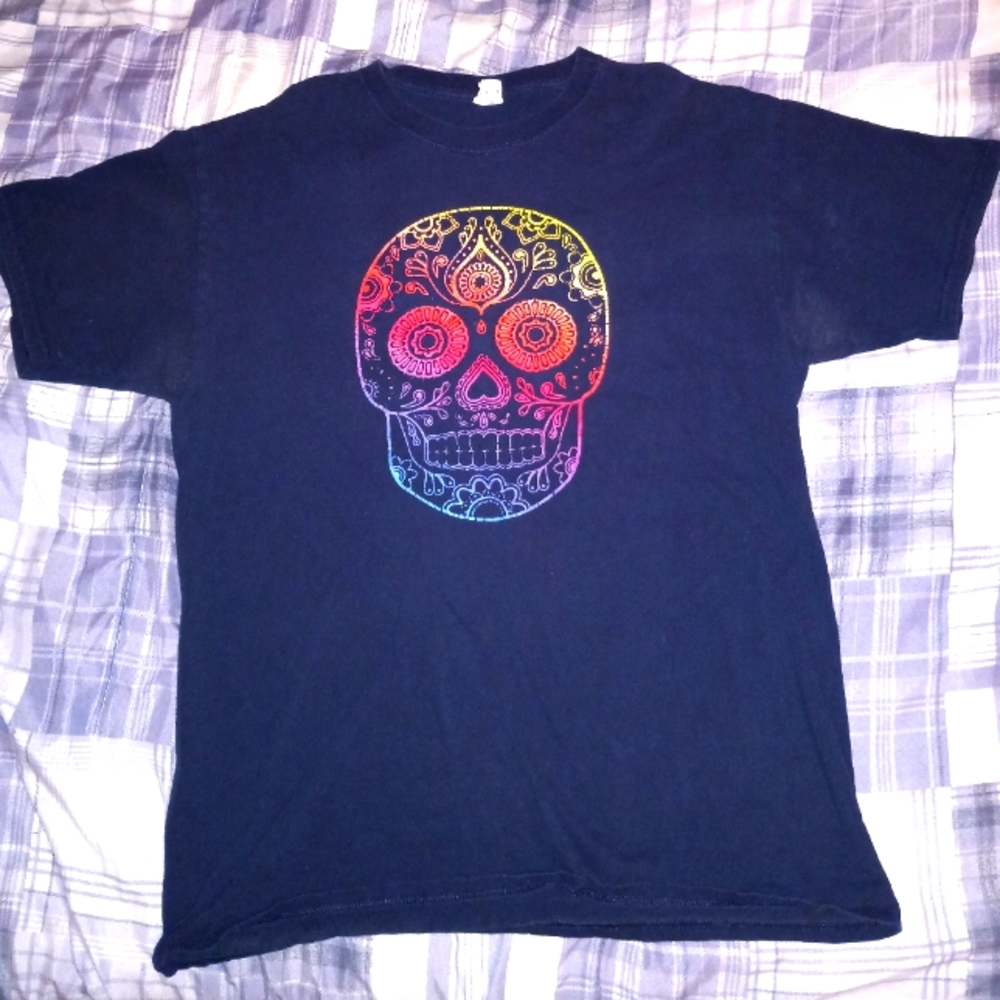 Candy skull tee
